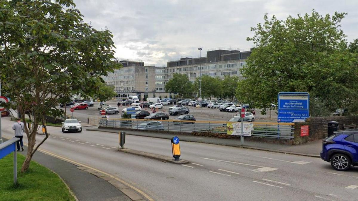 Exterior shot of Huddersfield Royal Infirmary