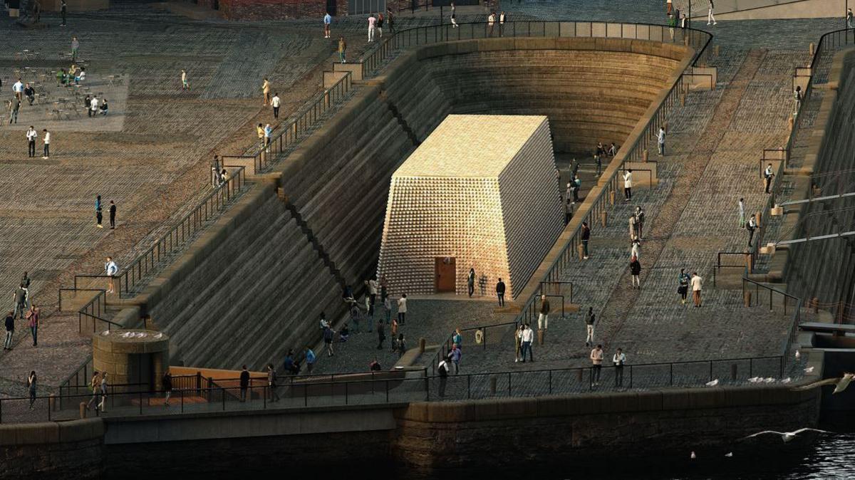 What the space for contemplation will look like at Canning Dock