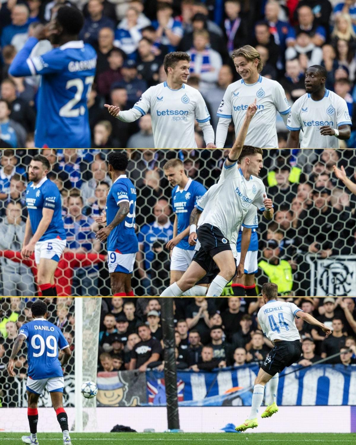 Club Brugge scored three times in the first 20 minutes