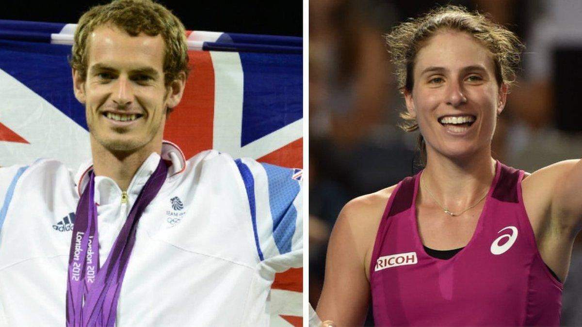 Andy Murray and Johanna Konta