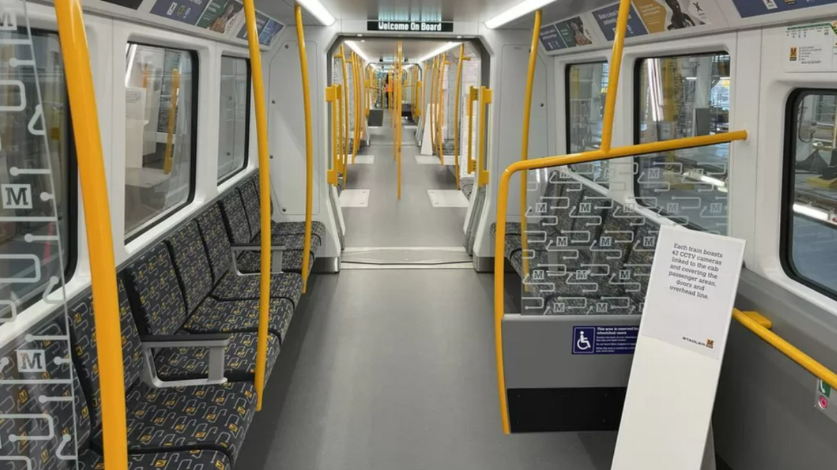 New Metro train carriage