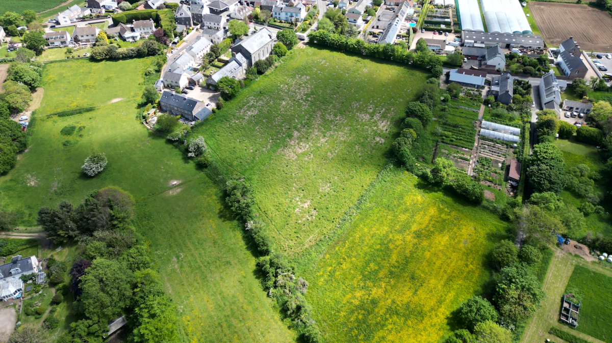 The Sion fields from the air