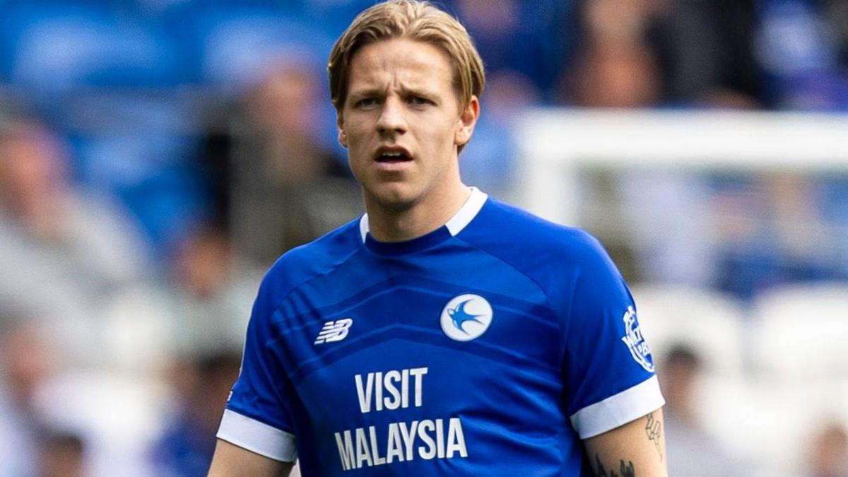 Jesper Daland in action for Cardiff