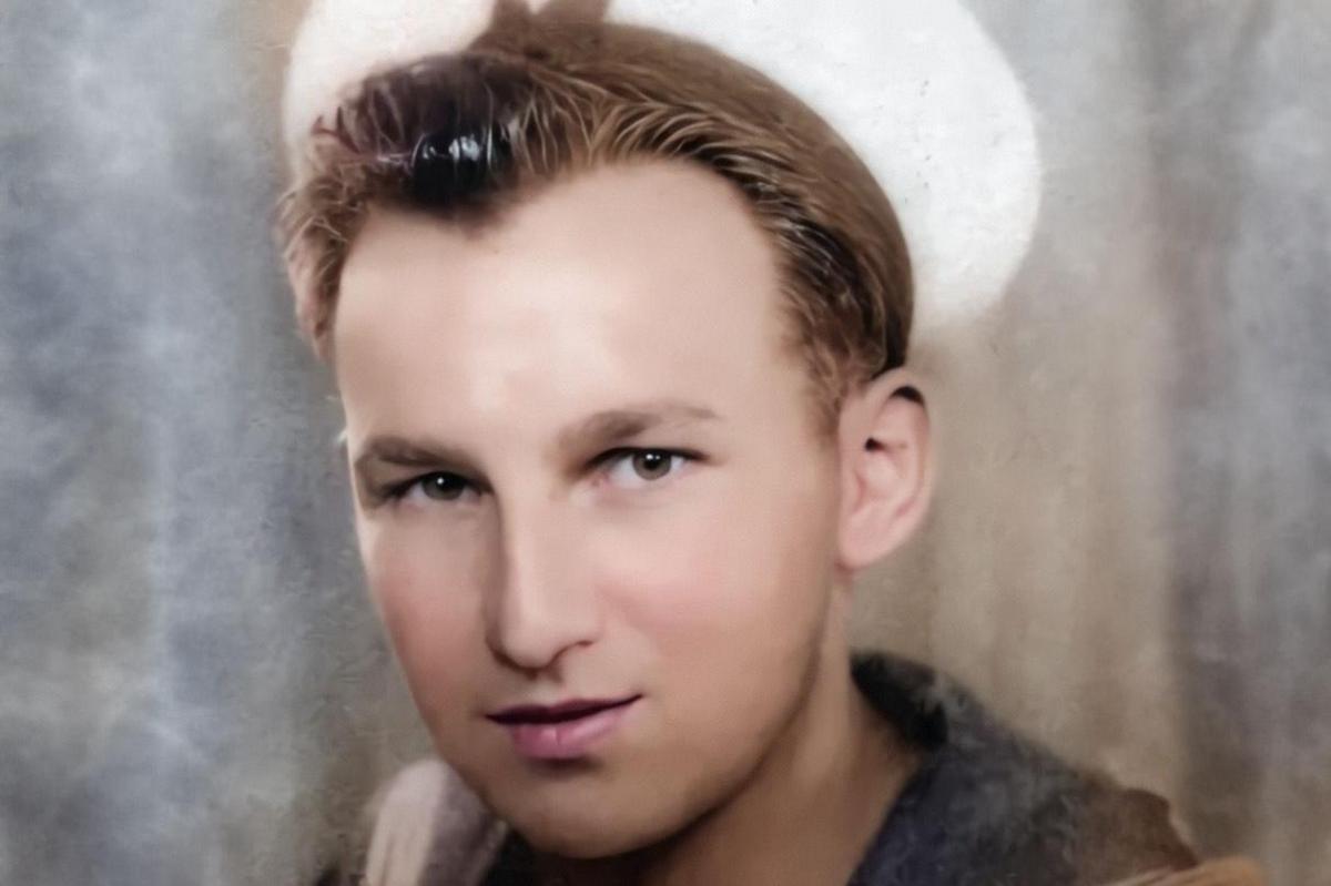 A photo of Henry Francis as a young soldier in uniform