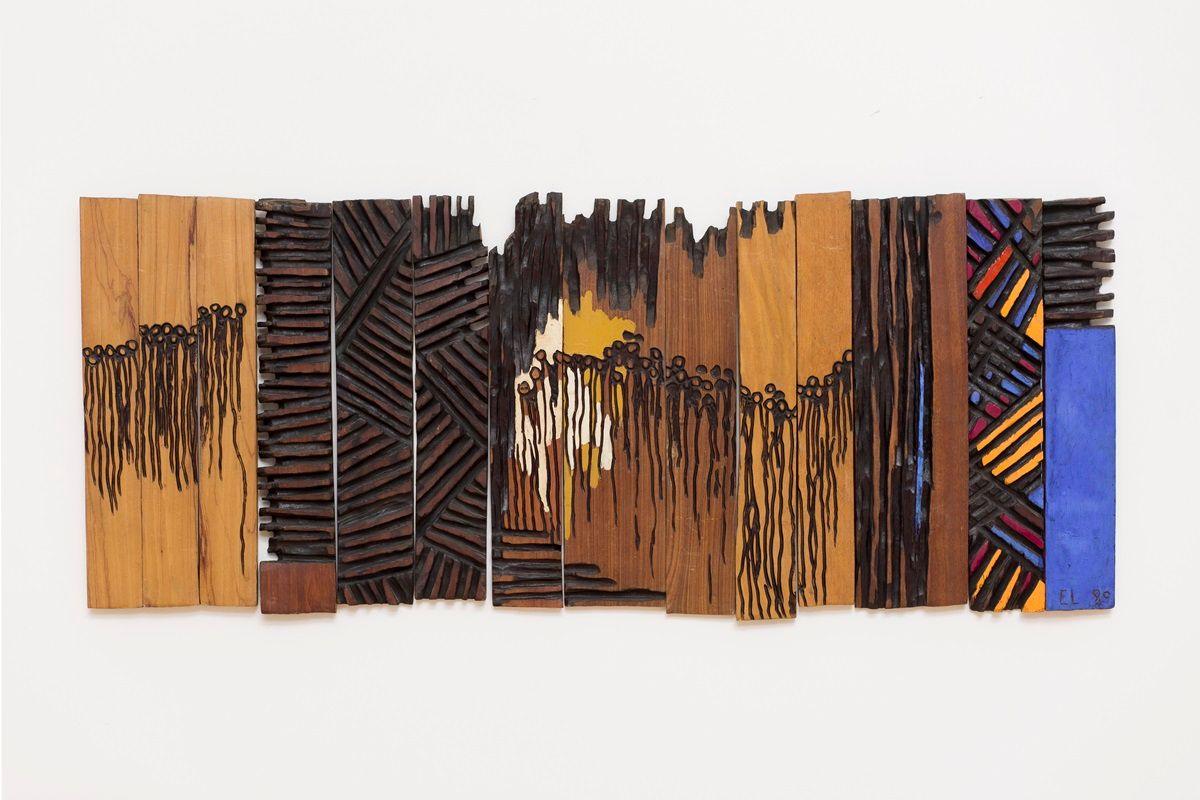 El Anatsui, Solemn Crowds at Dawn, 1965