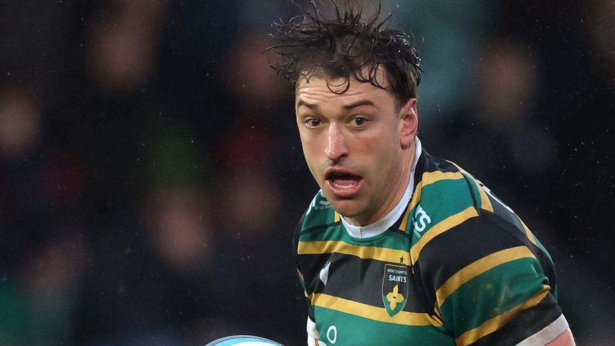 James Ramm in action for Northampton Saints