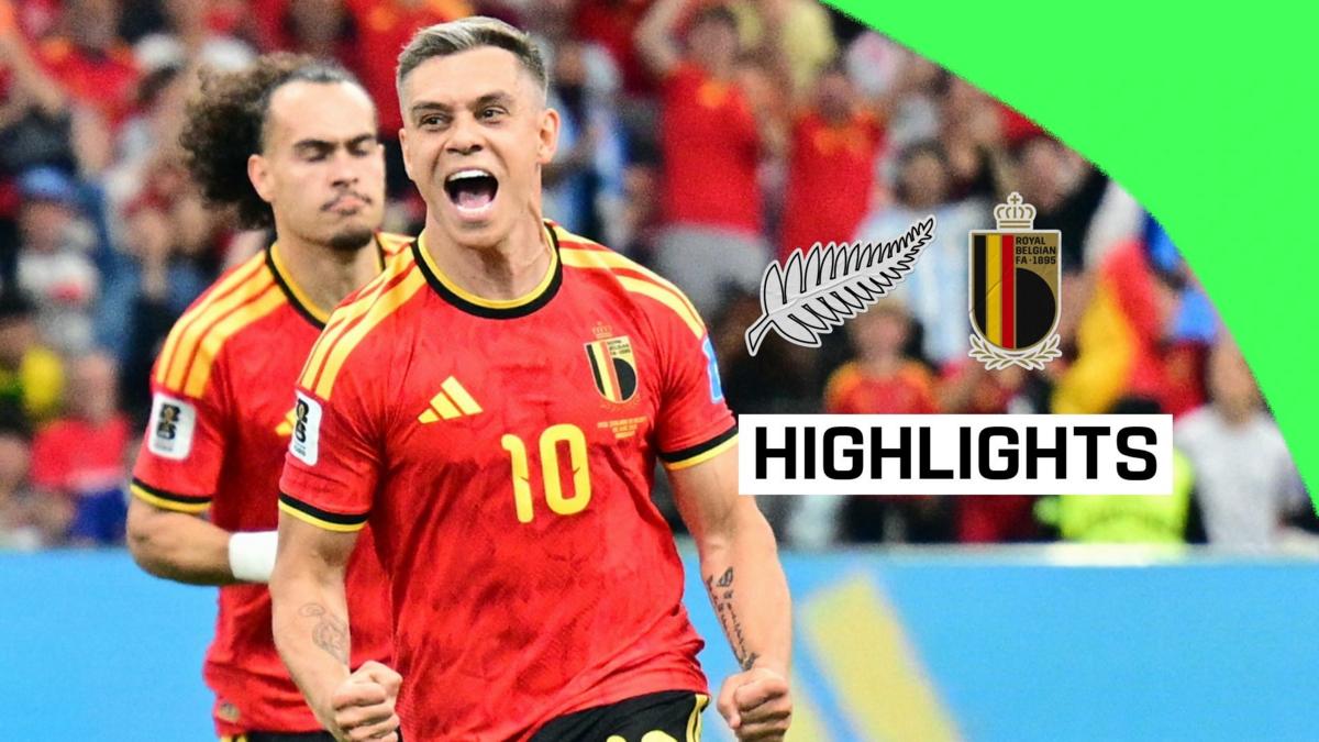 Belgium thrash New Zealand to win Group G