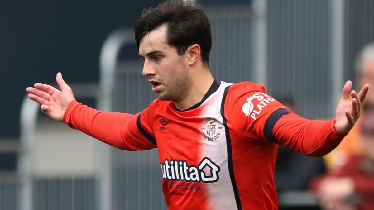 Liam Walsh during the 1-0 win over Coventry City before he was sent off
