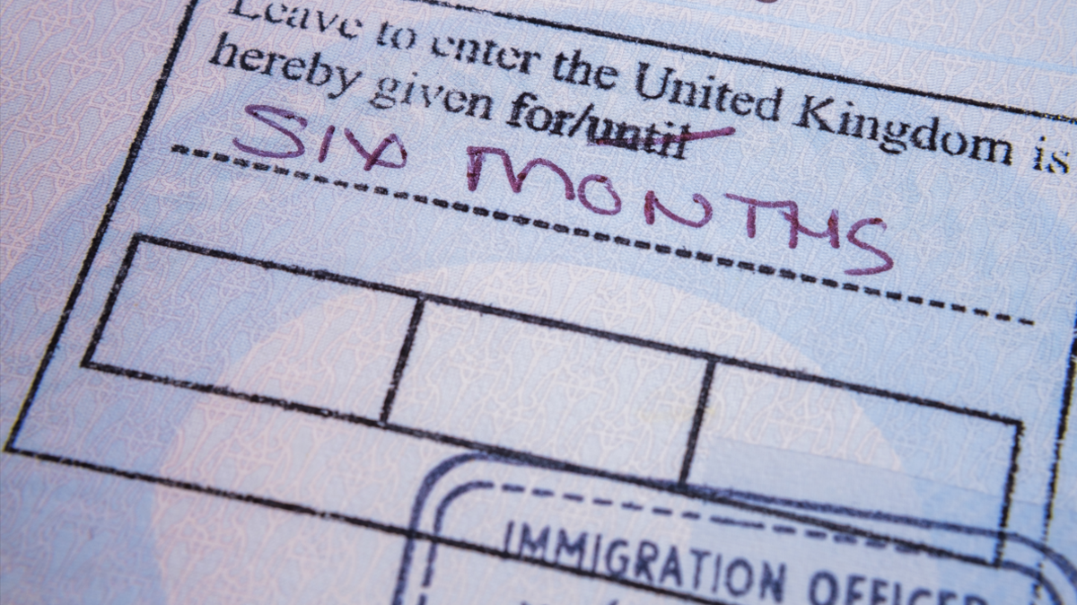 A visa application