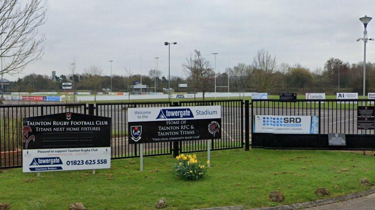 Taunton Rugby Football Club grounds. 