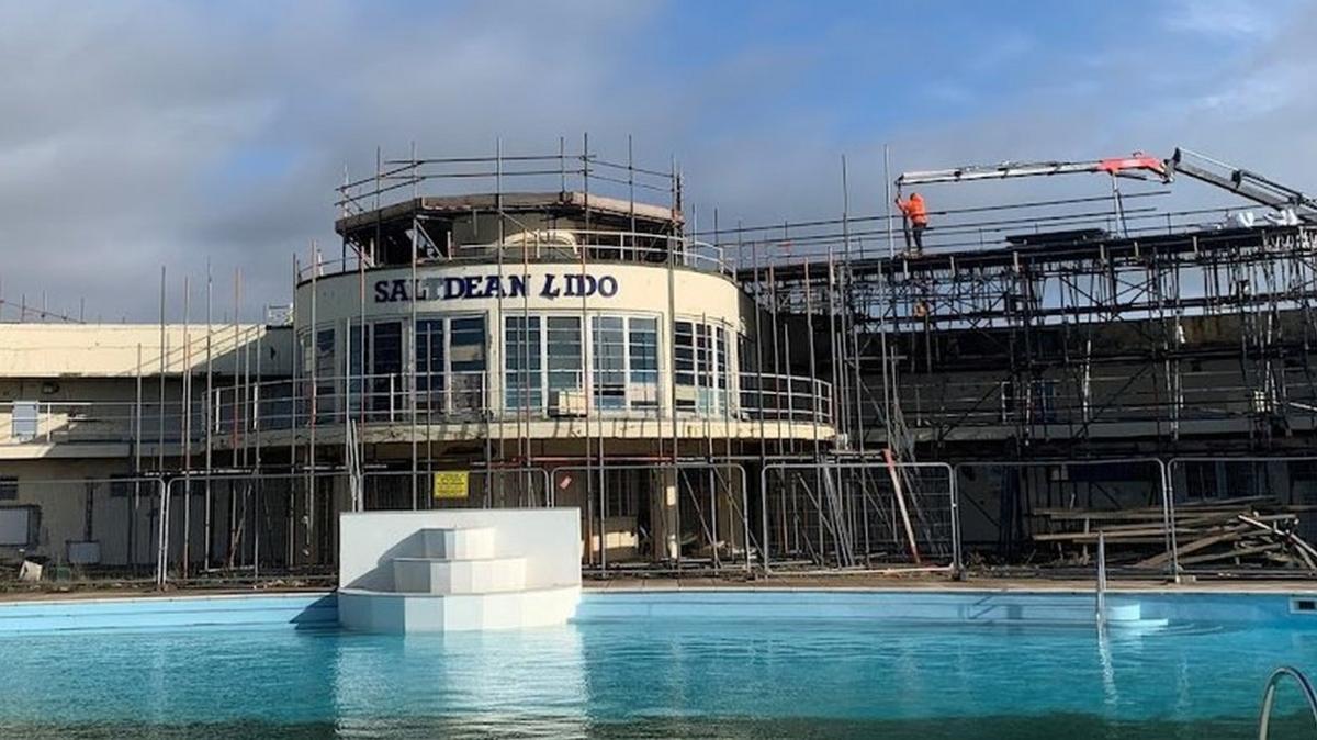 Saltdean Lido ready for the latest restoration work