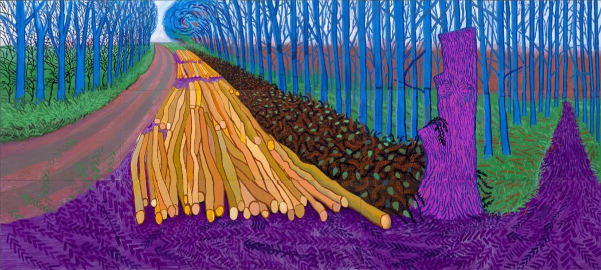 Winter Timber, 2009 by David Hockney