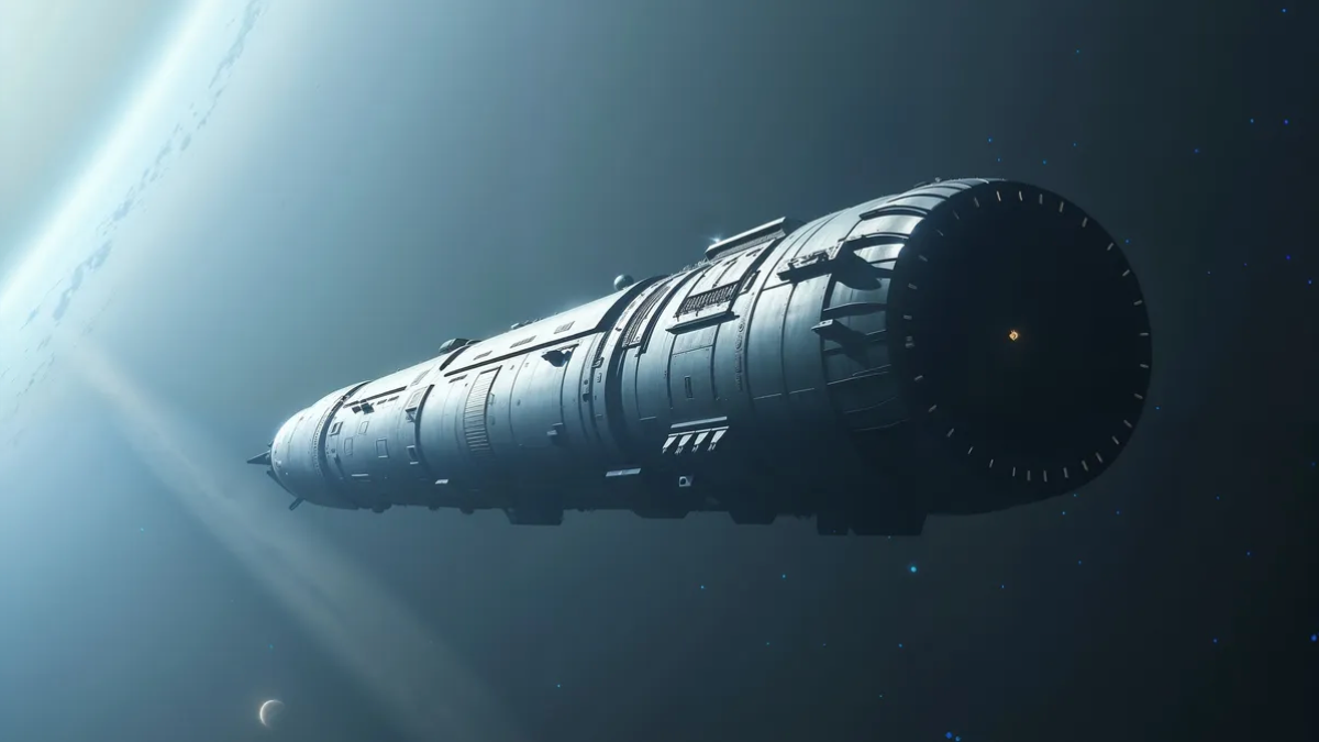 Design of what the imagined spacecraft could look like
