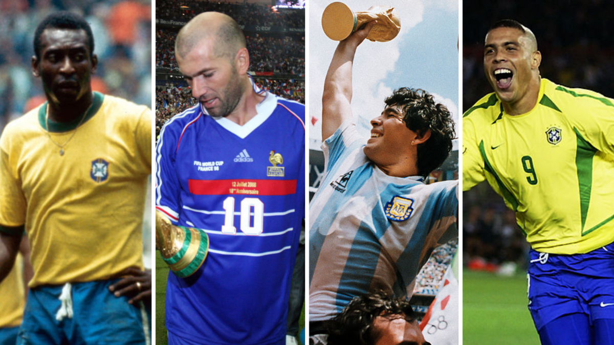 Pelé, Maradona o Messi: Los 10 cracks más legendarios de la historia de los Mundiales