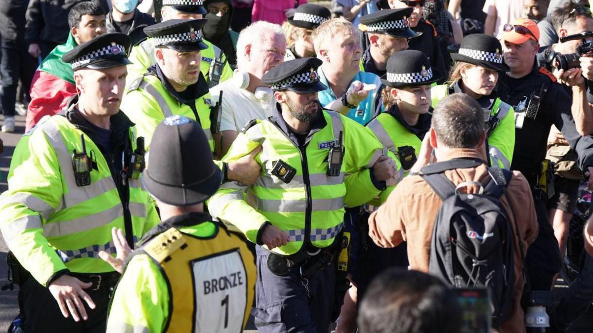 Anti-racism demonstration in Crawley