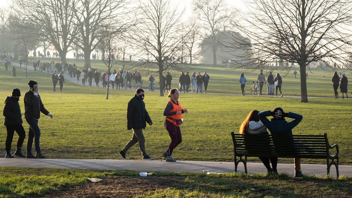 Brockwell Park, south London, 9 January 2021