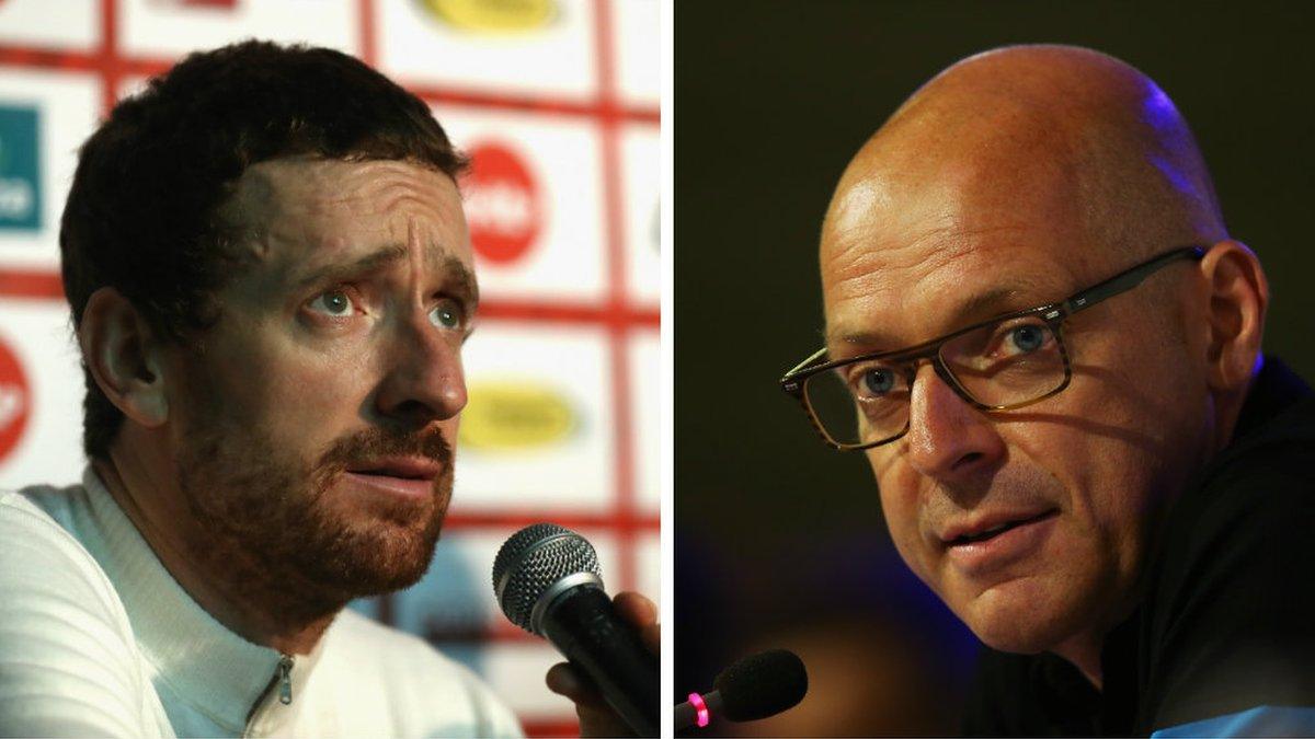 Sir Bradley Wiggins and Sir Dave Brailsford