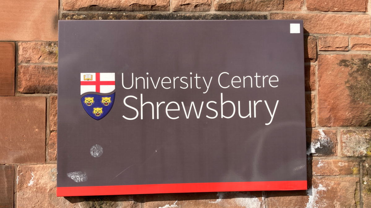 University of Chester sign