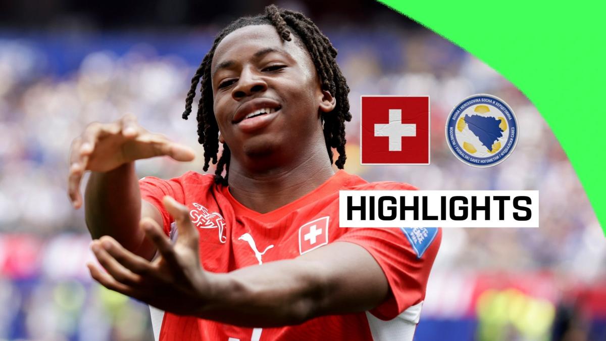 Manzambi double in Switzerland 4-1 win over Bosnia