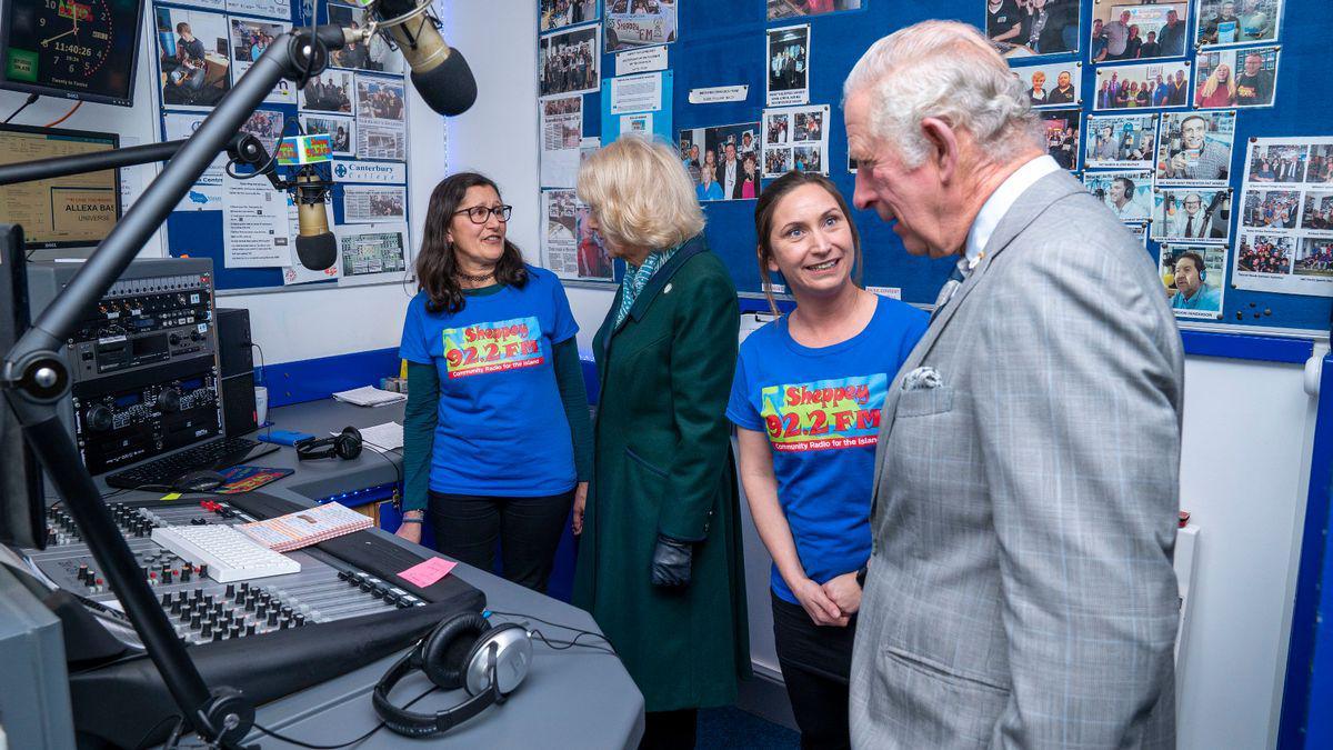 Charles visiting Sheppey FM