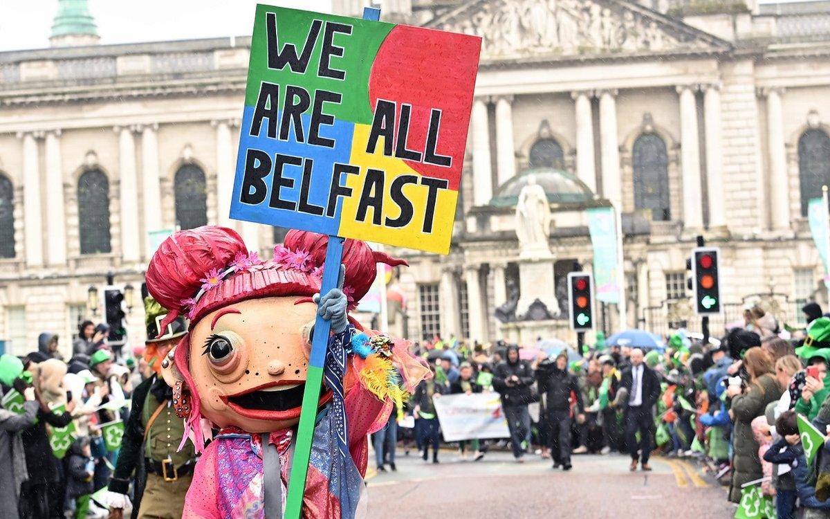 Belfast St Patrick's Day parade 2022