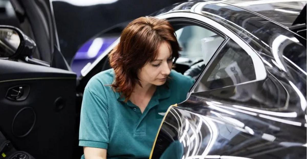 Worker at Aston Martin 