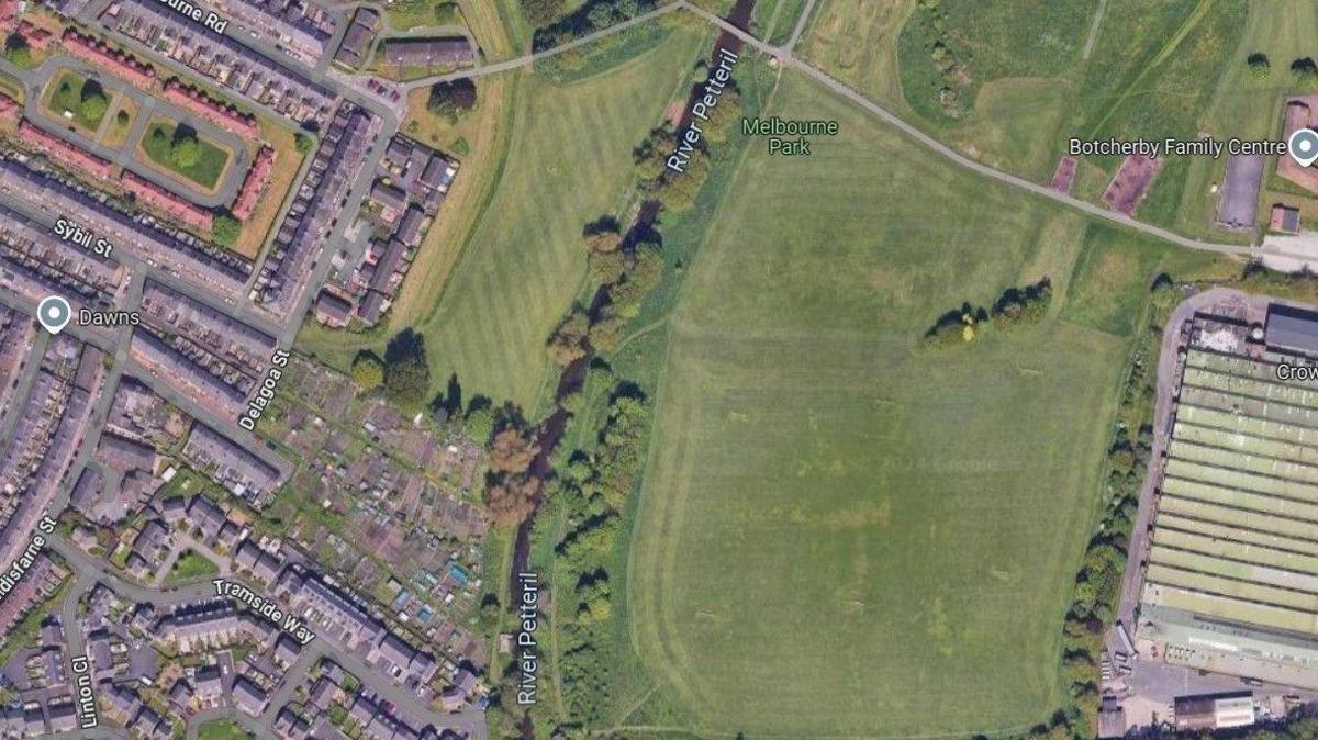 A google maps screenshot of the area where the work has been carried out.