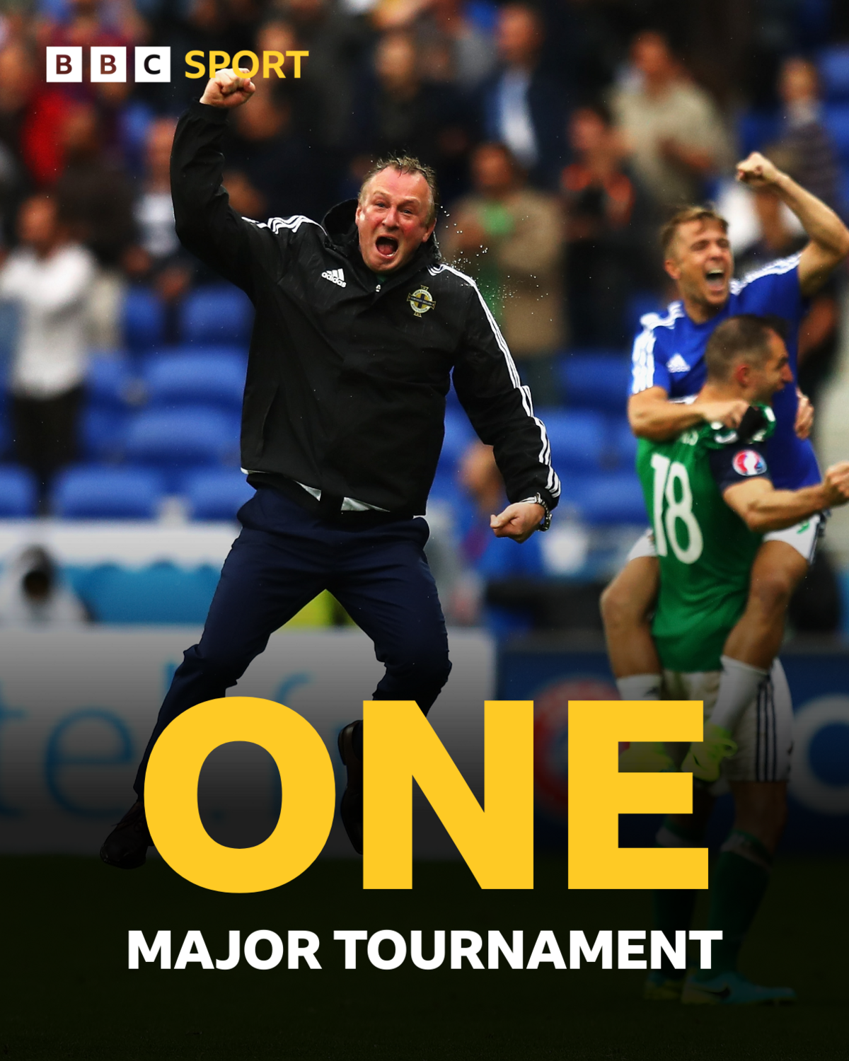 One major tournament graphic