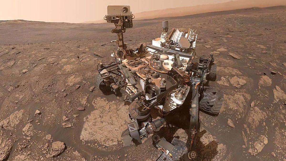 A selfie captured by NASA’s Curiosity Mars rover