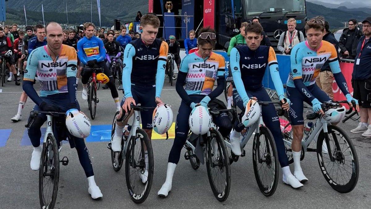 The  NSN team's riders at the Arctic Race of Norway also led tributes to Tarling