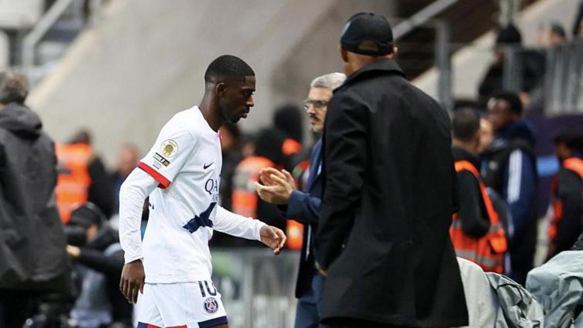 Alerta en el PSG: Dembélé se lesiona en el calf antes de la final de la Champions League