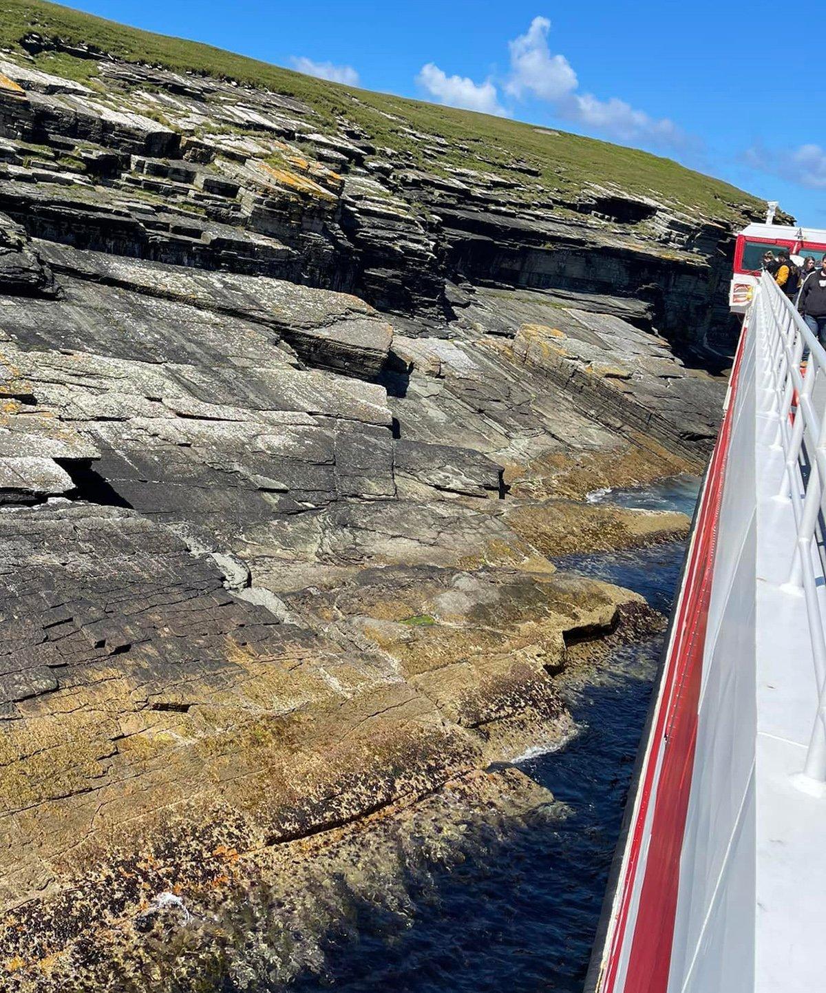 ferry runs aground