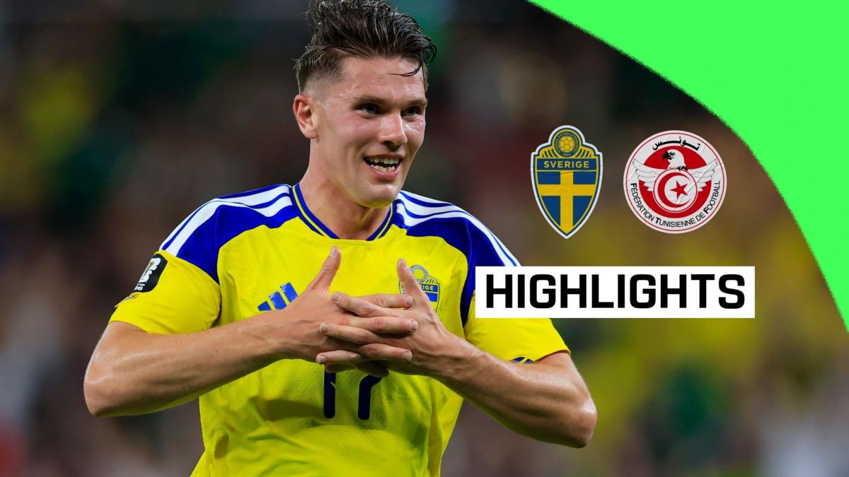 Sweden Score Five Past Tunisia in World Cup Win