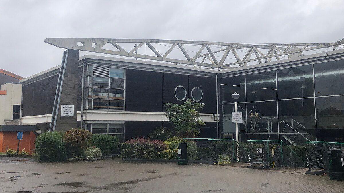 A general view of the main entrance of the Brit school