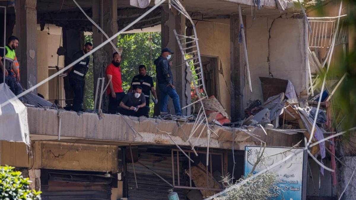 Israeli military says Hezbollah targets struck in Beirut