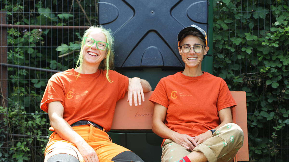Welsh duo turn cafe scraps into award-winning local compost