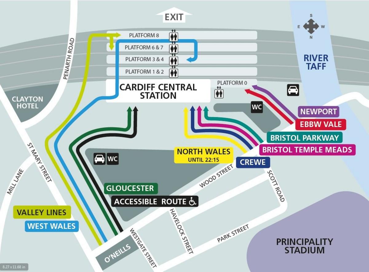 Graphic of road closures