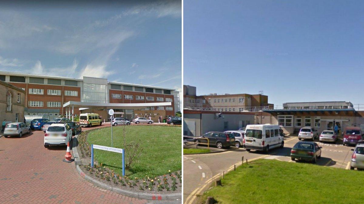 Cumberland Infirmary (R) and West Cumberland Hospital