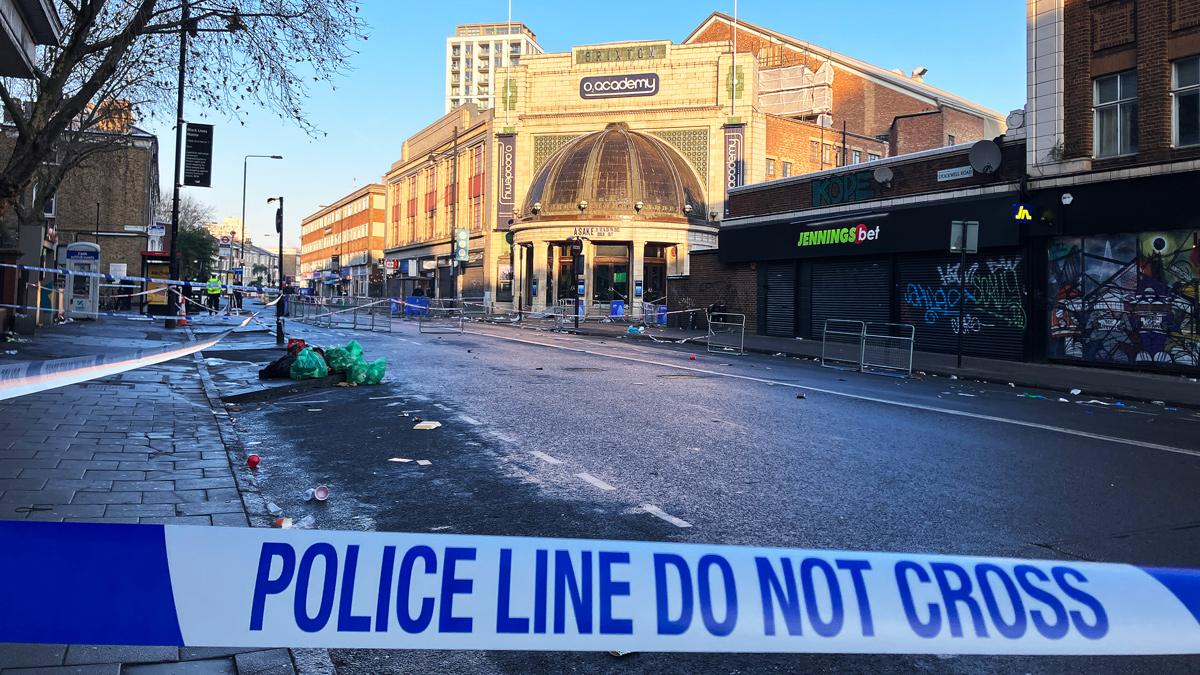 The O2 Brixton Academy the morning after the crush