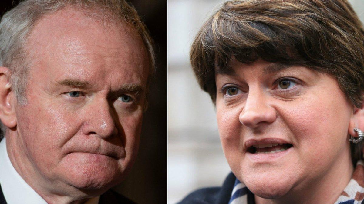 Martin McGuinness and Arlene Foster