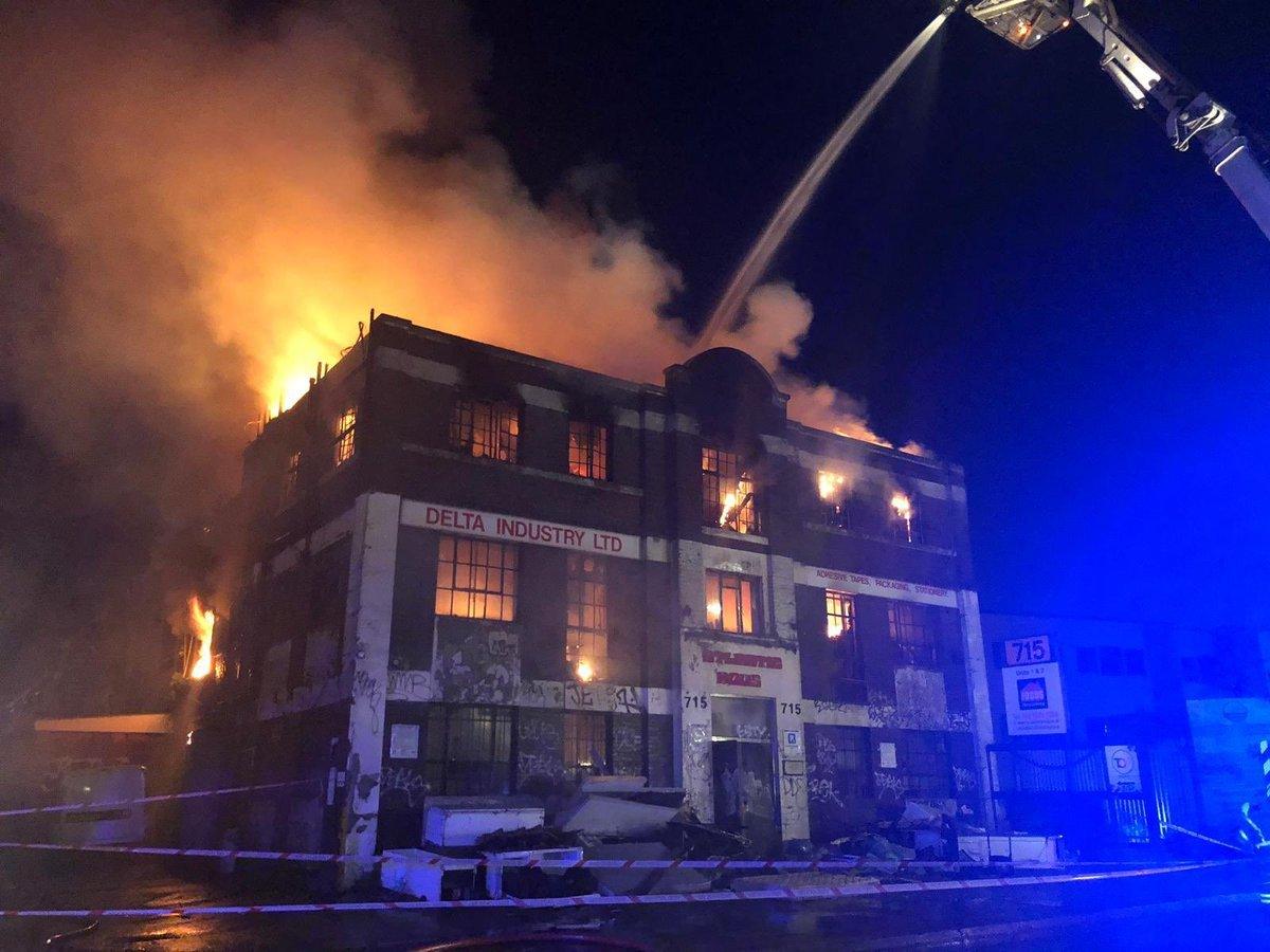 Neasden warehouse fire