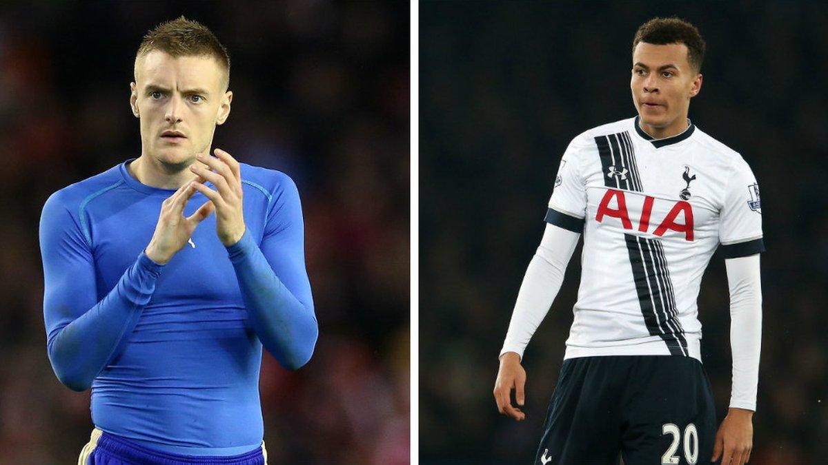 Jamie Vardy and Dele Alli