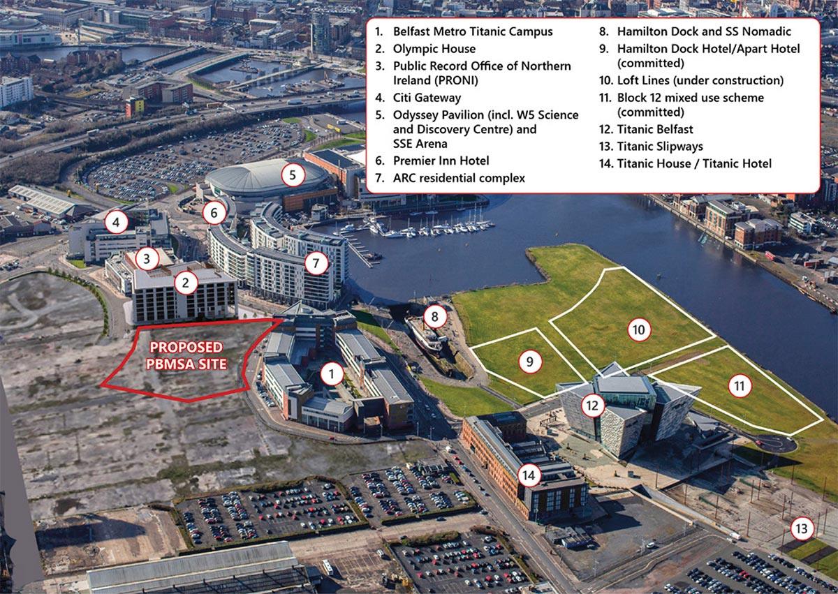 Titanic Quarter Students Village Site Location Plan