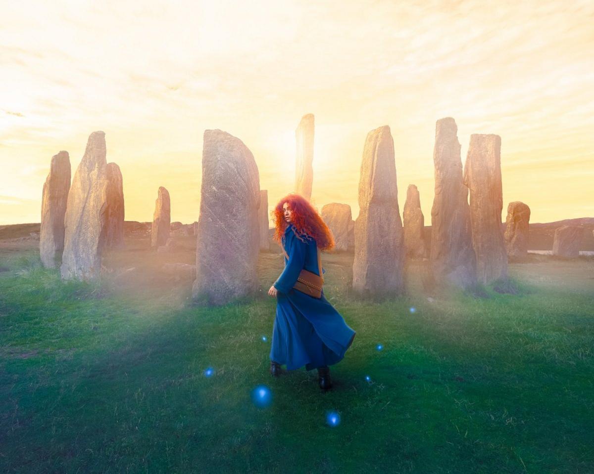 Calanais Standing Stones and Brave