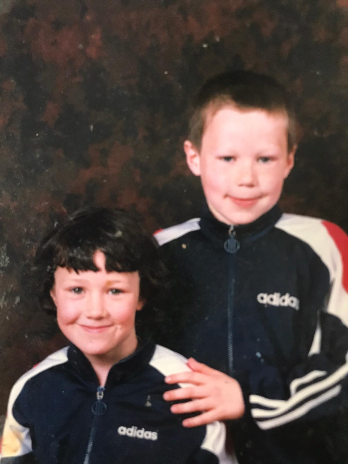 Lucy Bronze with brother Jorge