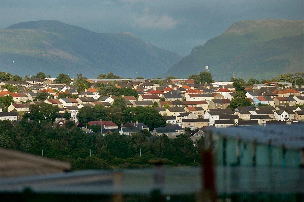 View towards the Lake District from Whitehaven