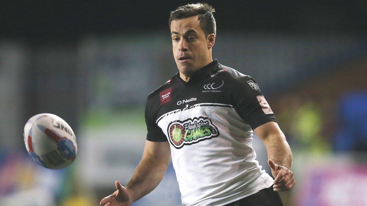 Widnes winger Corey Thompson