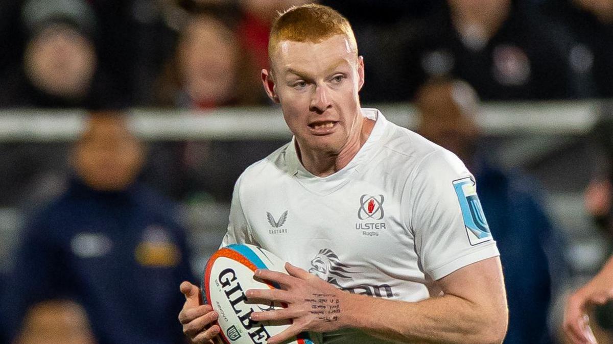 Nathan Doak in action for Ulster this season
