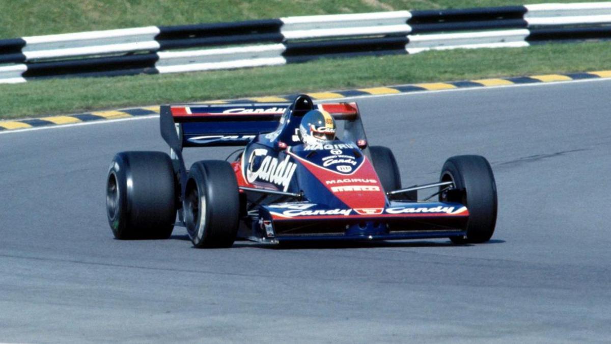 Derek Warwick drives for Toleman