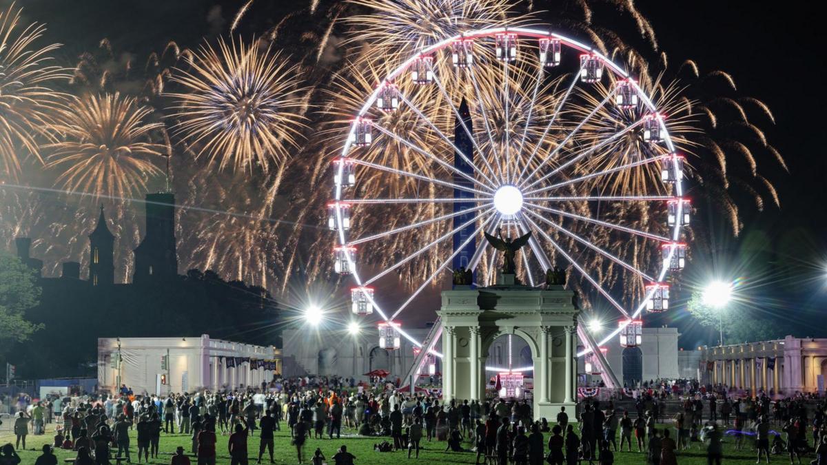 US marks 250th birthday with fireworks, flyovers and extreme weather